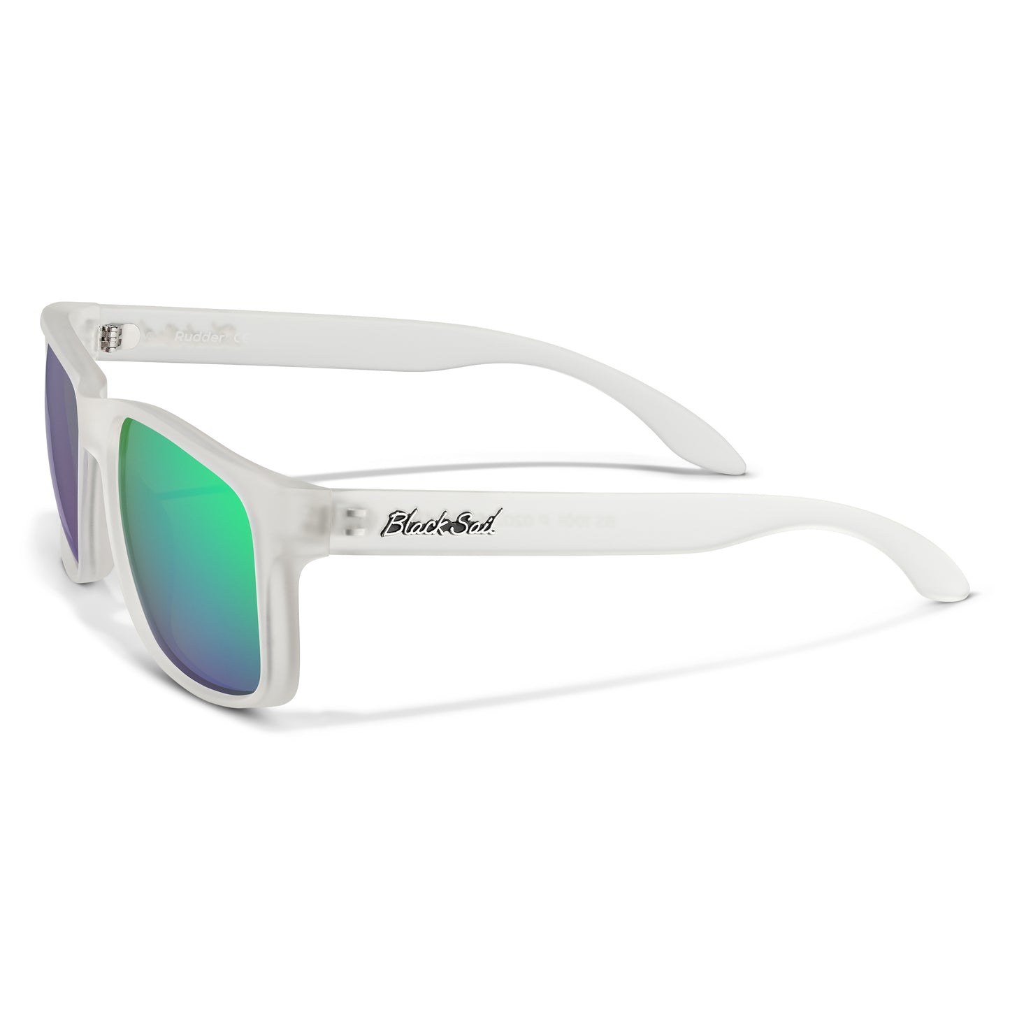 Rudder-Matte Crystal - Green Mirror