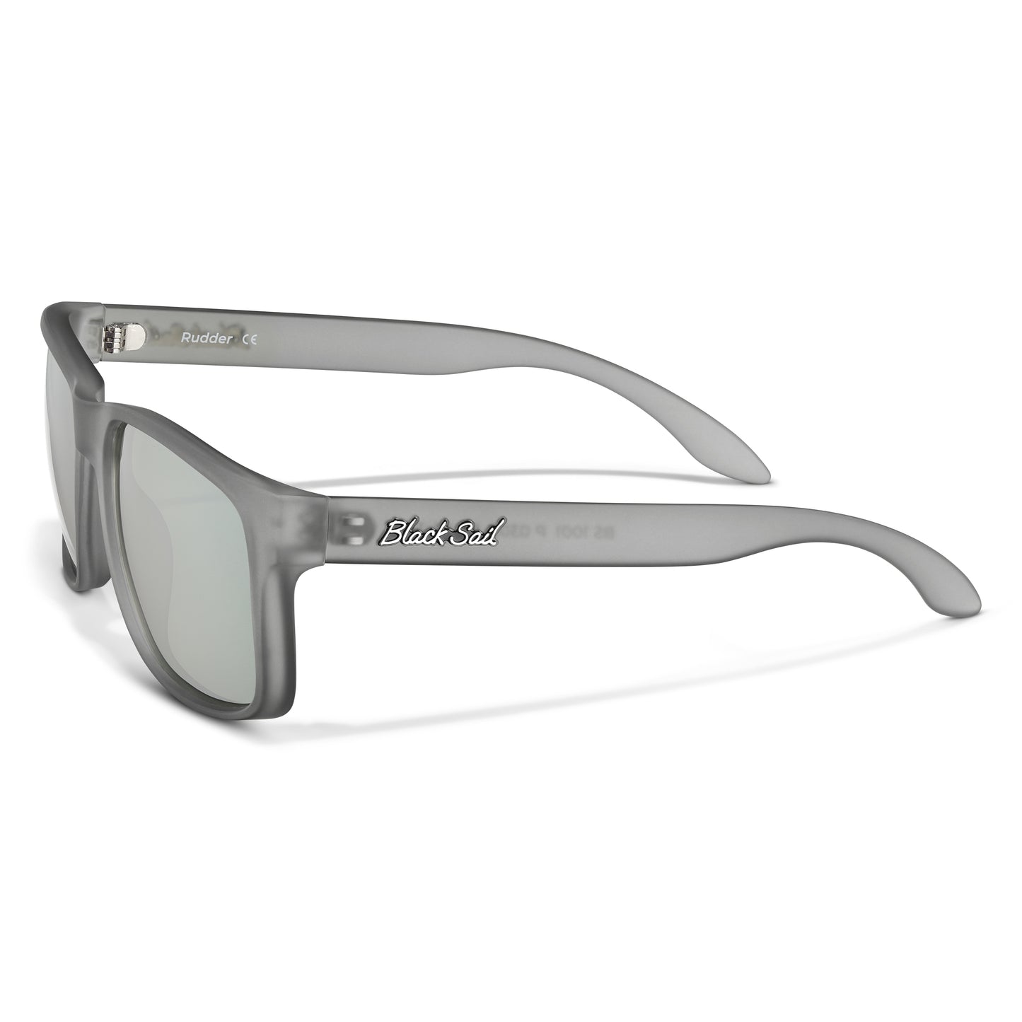 Rudder-Matte Translucent Grey-Silver Mirror