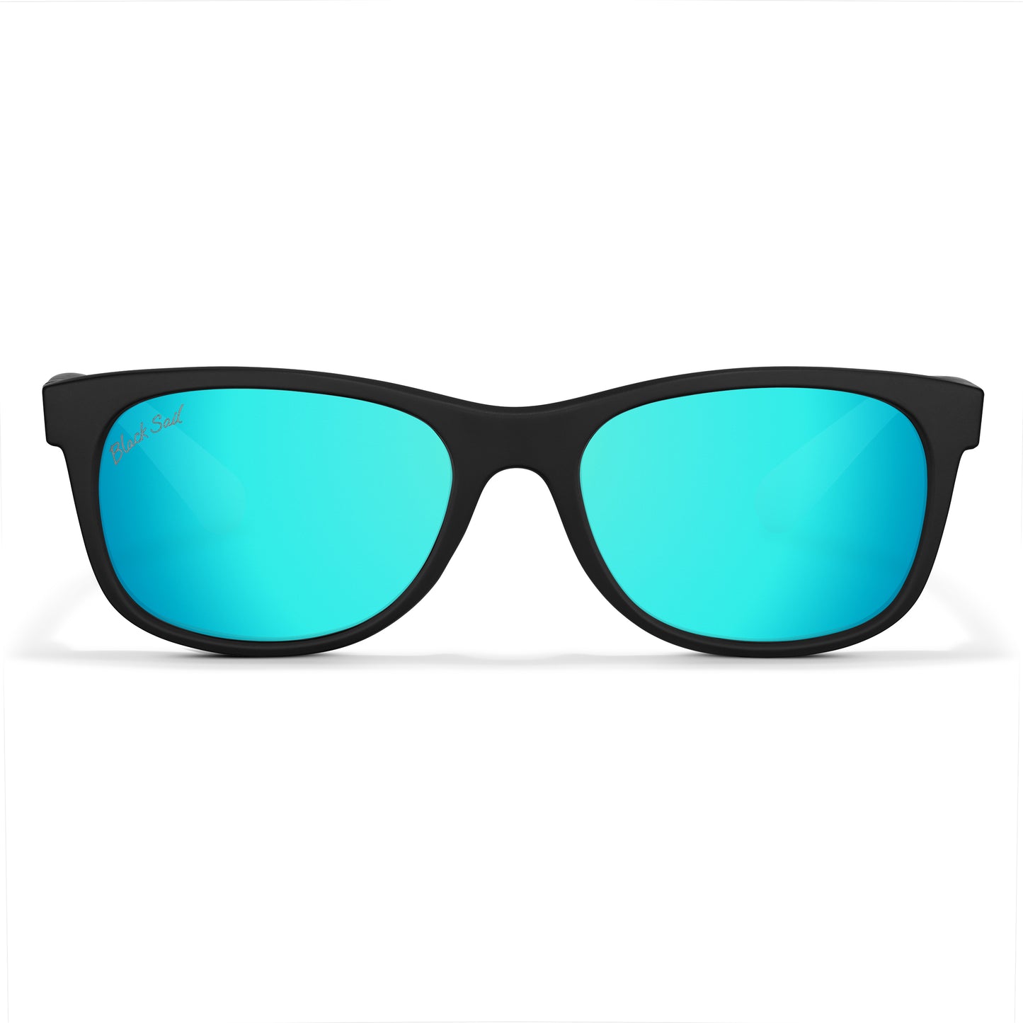 Jib-Matte Black-Blue Mirror