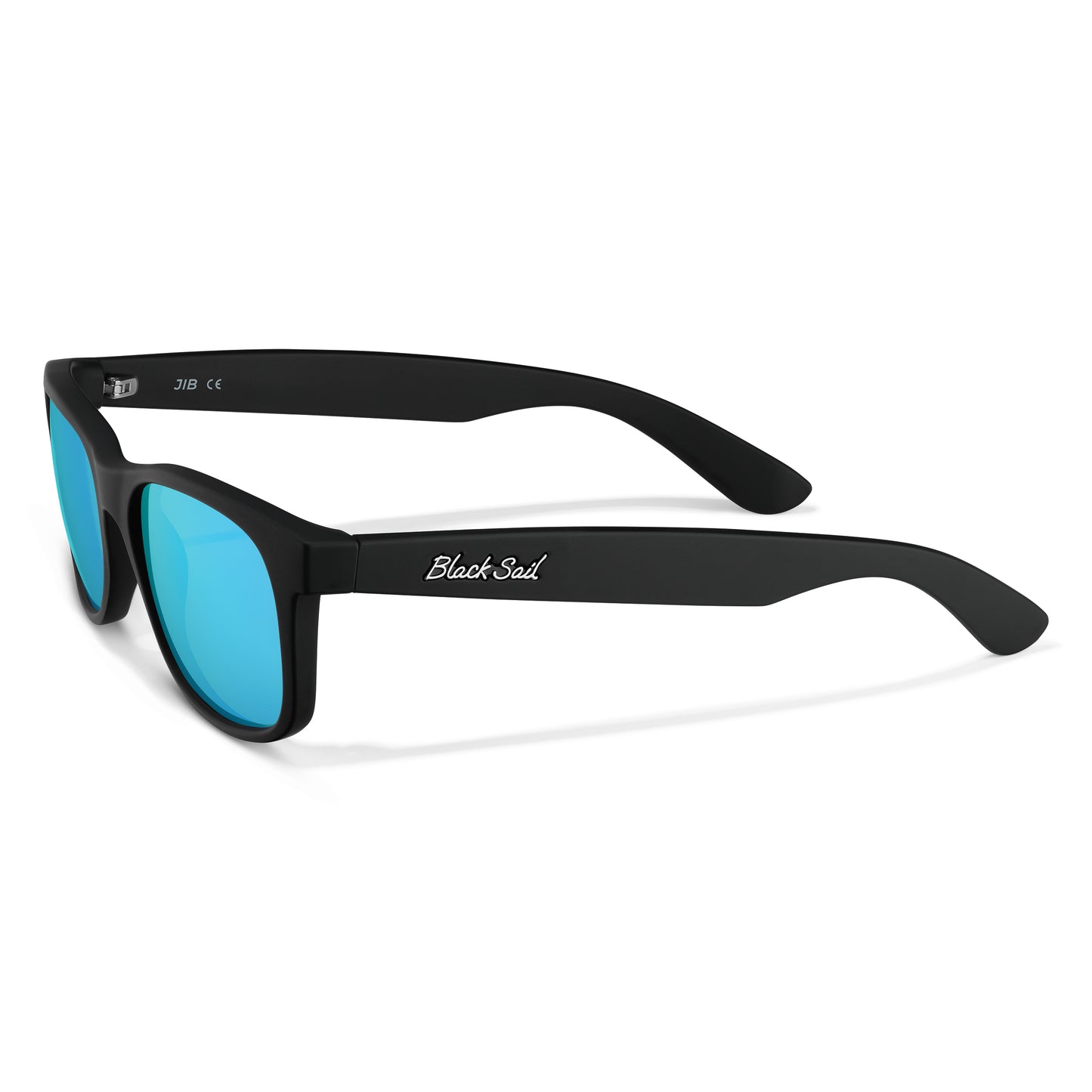 Jib-Matte Black-Blue Mirror