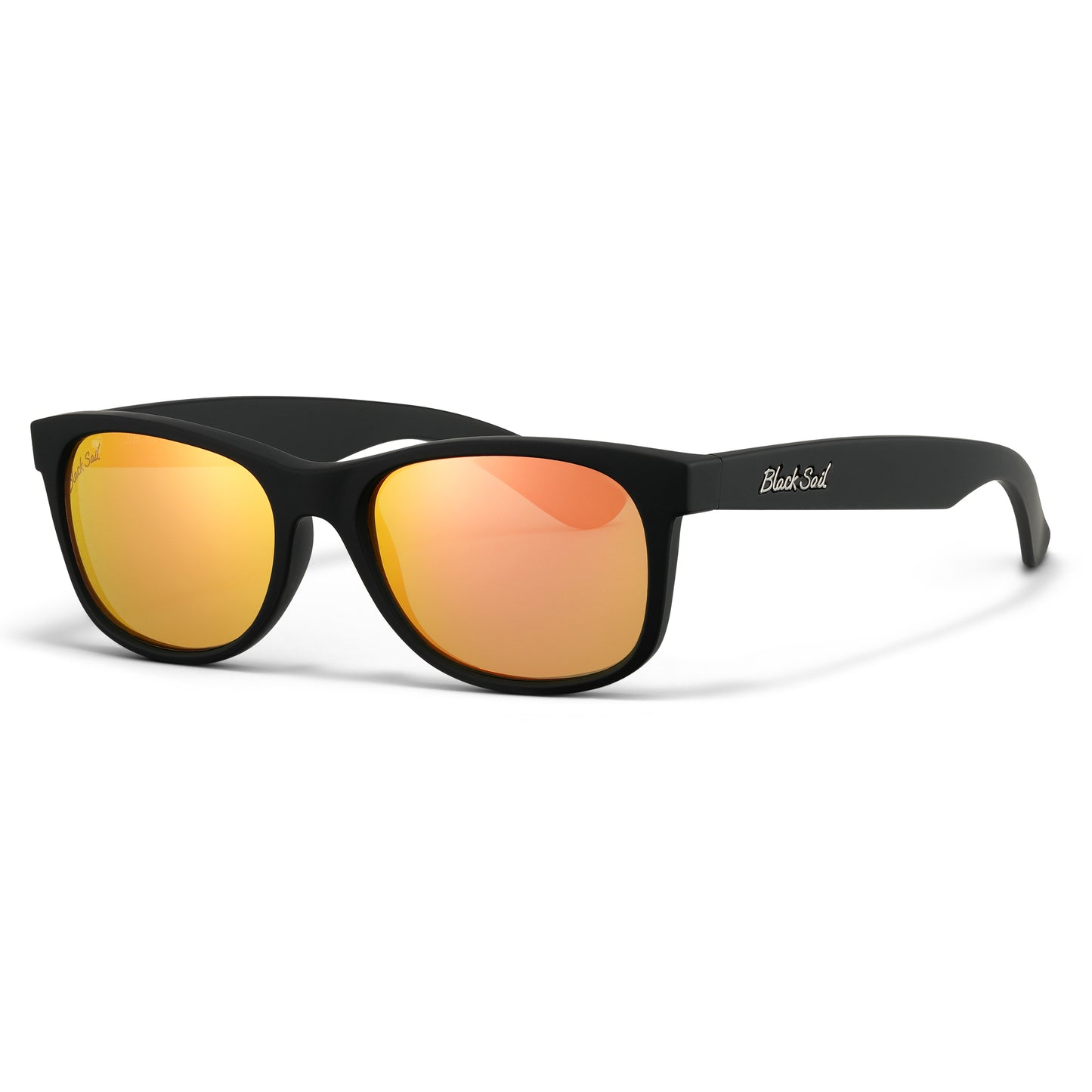 Jib-Matte Black-Peach Mirror