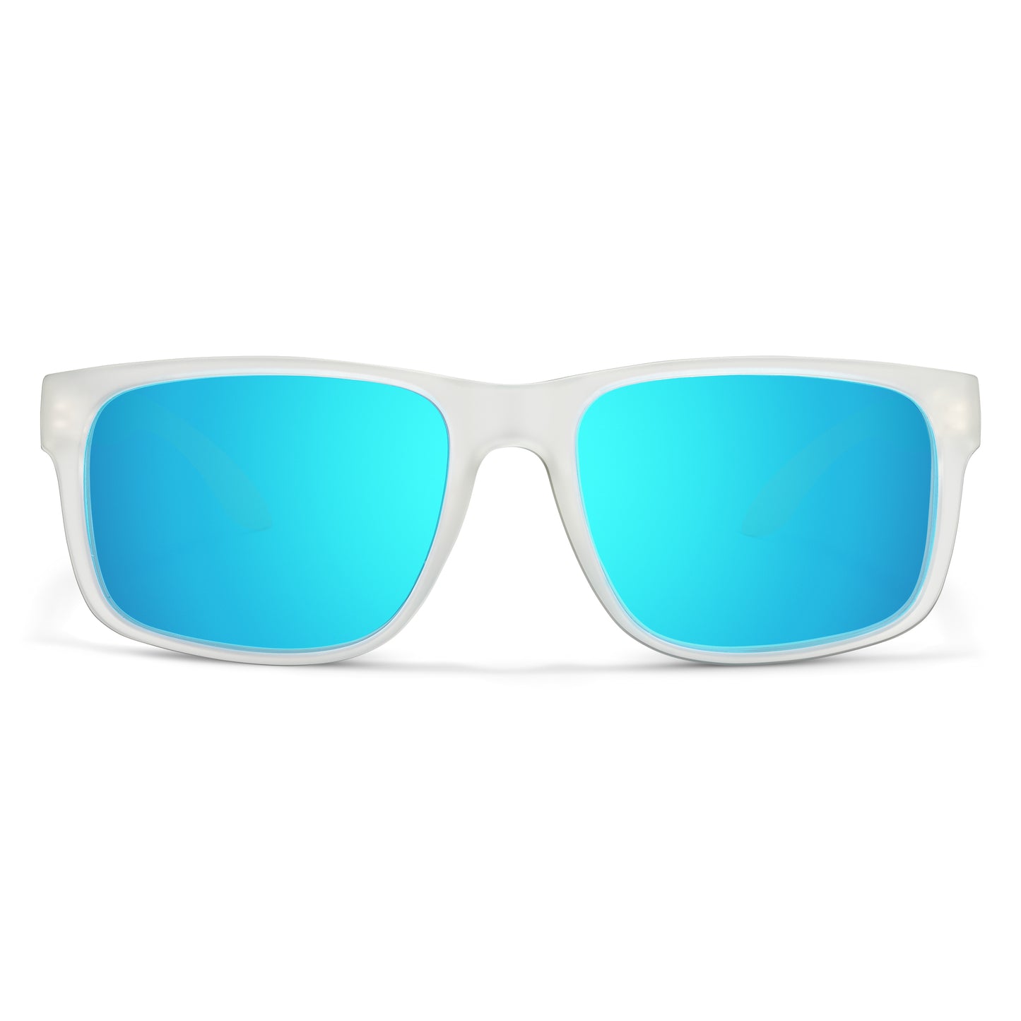 Rudder-Matte Crystal - Blue Mirror