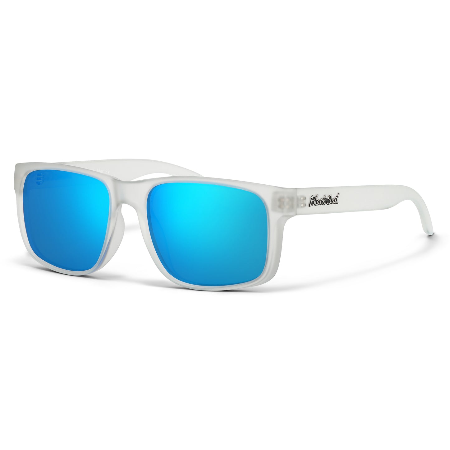 Rudder-Matte Crystal - Blue Mirror