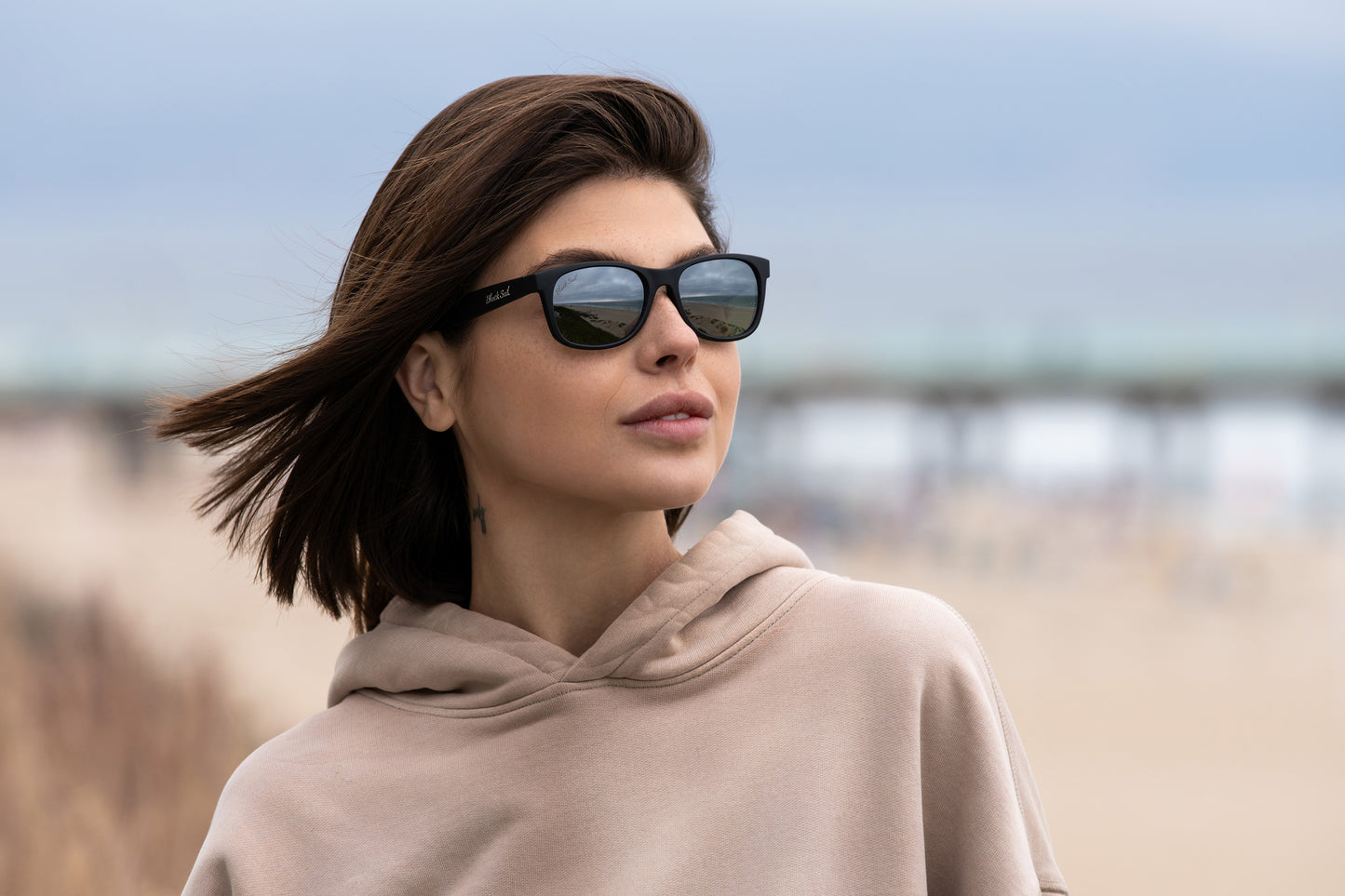 Jib-Matte Black-Silver Mirror