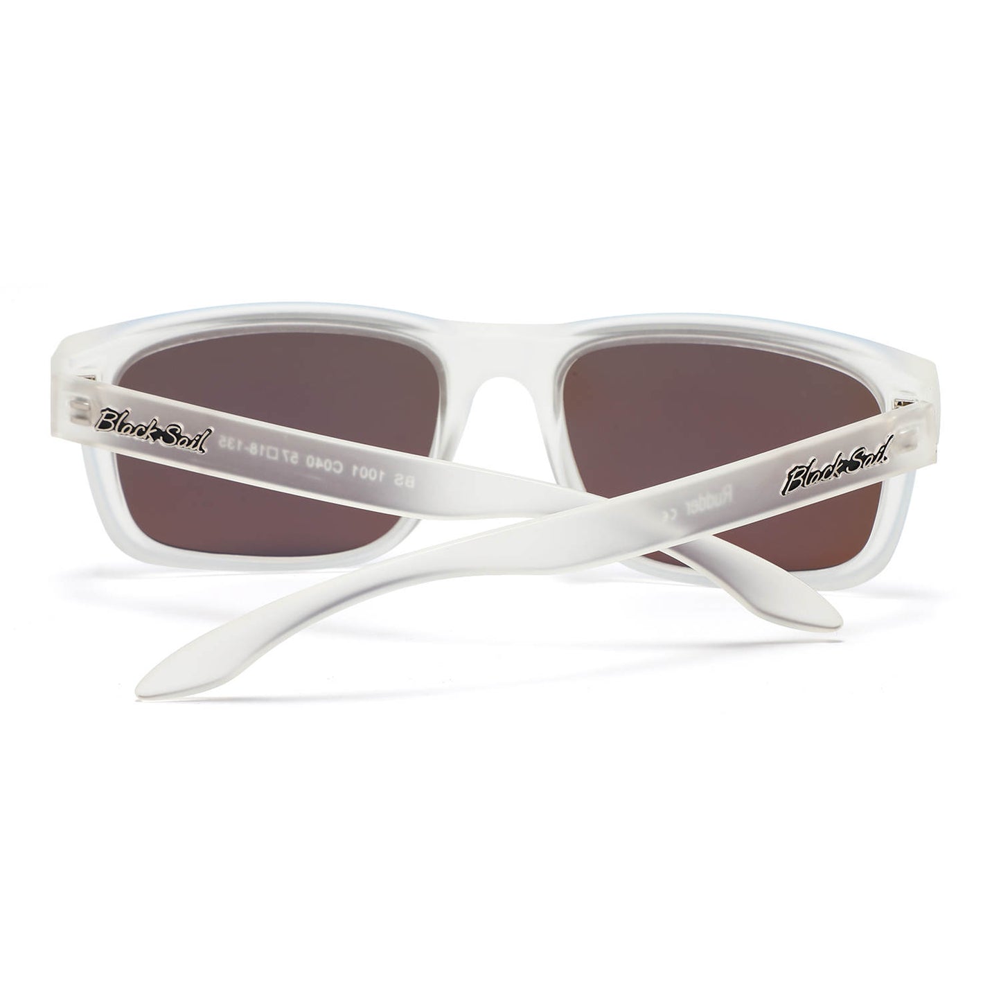 Rudder - Matte Crystal - Polarized Brown - Blue Mirror