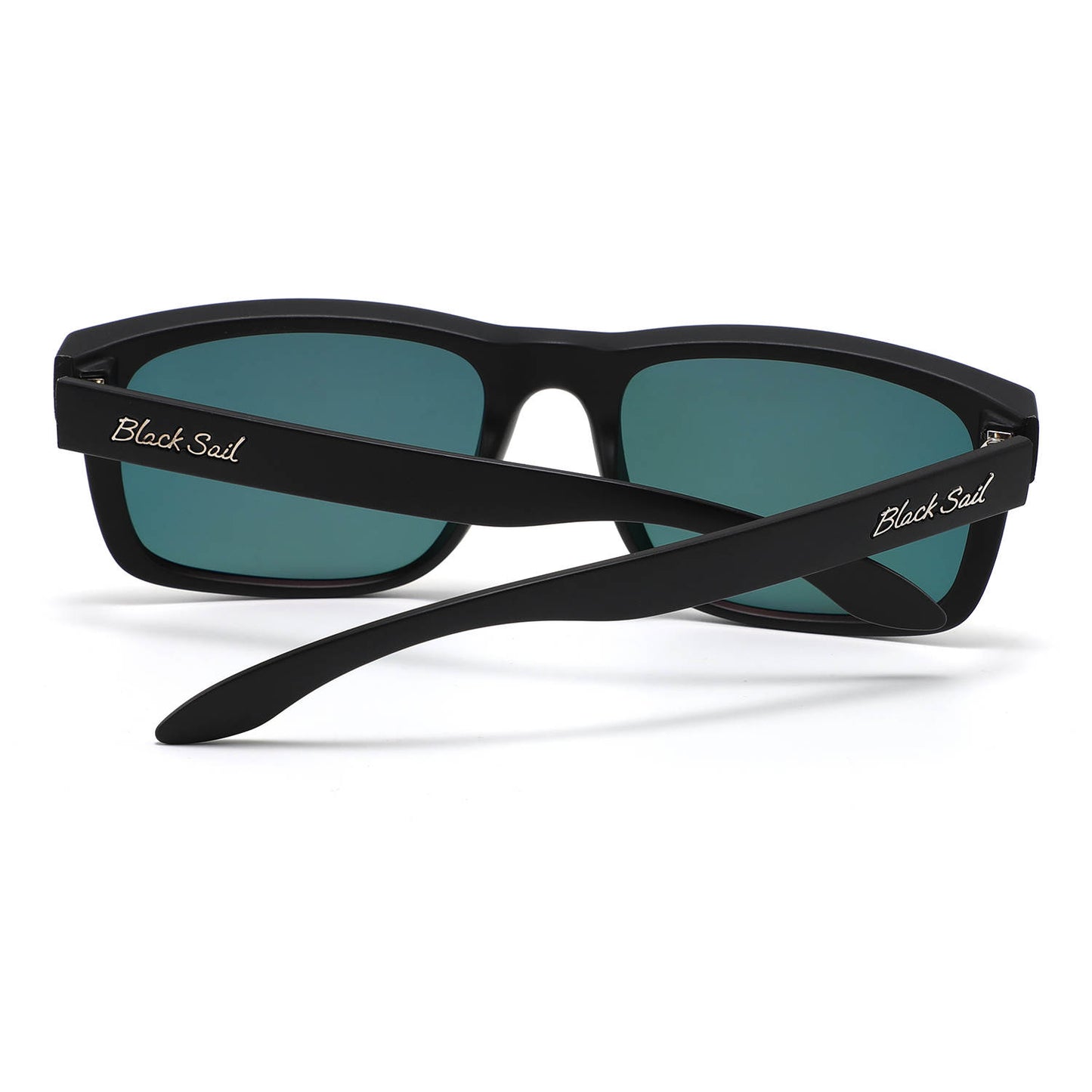 Rudder - Matte Black - Polarized Grey Green - Red Mirror