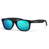 Matte Black / Blue Mirror