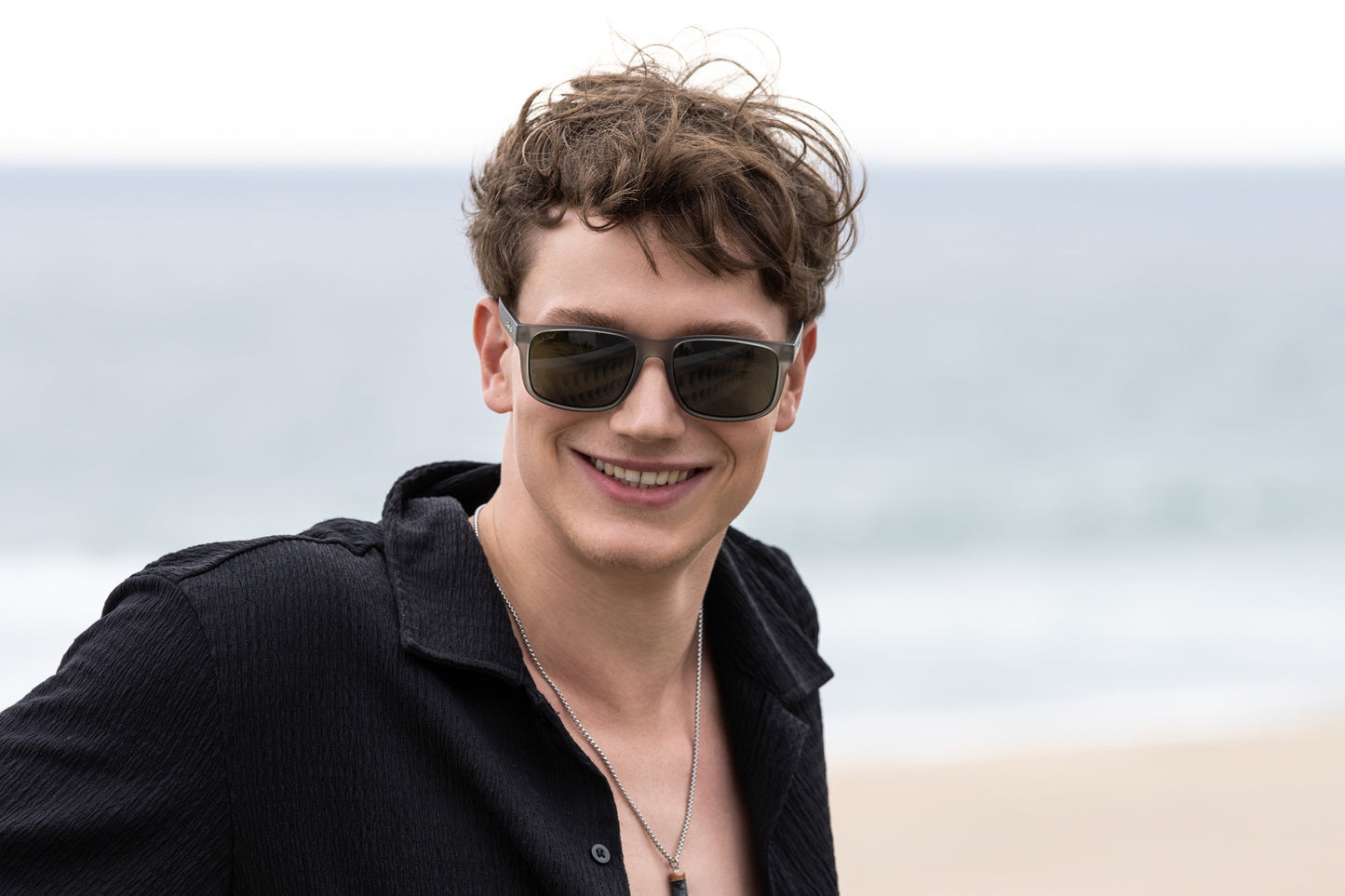 Rudder-Matte Translucent Grey-G-15